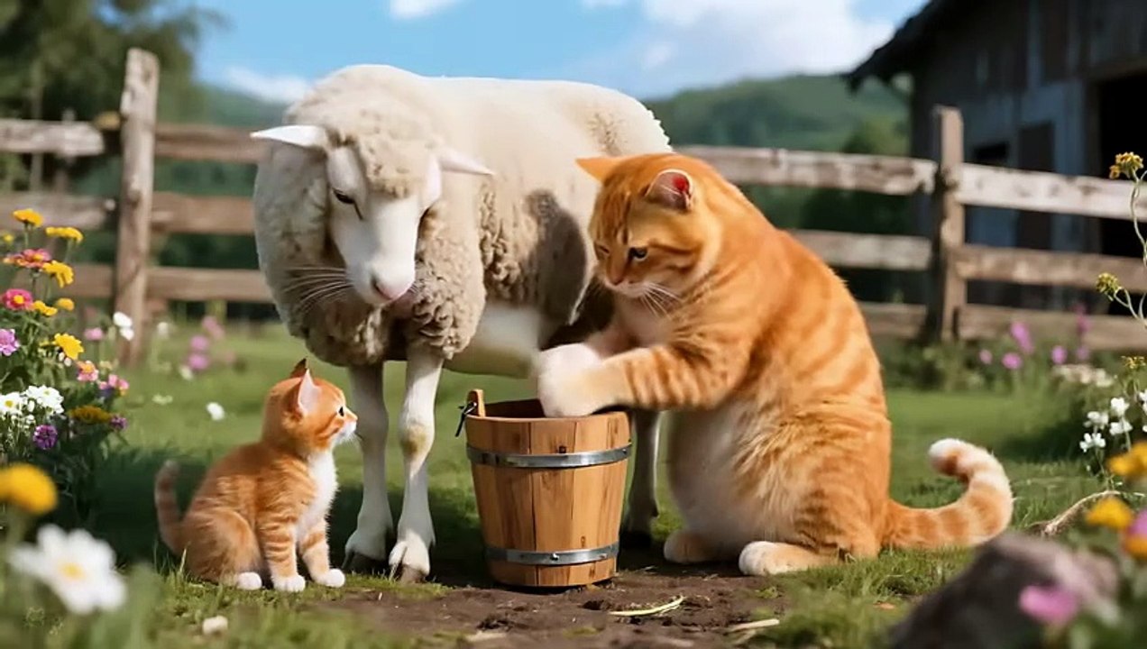 (88) Ginger and Mama Cat Make Cheese