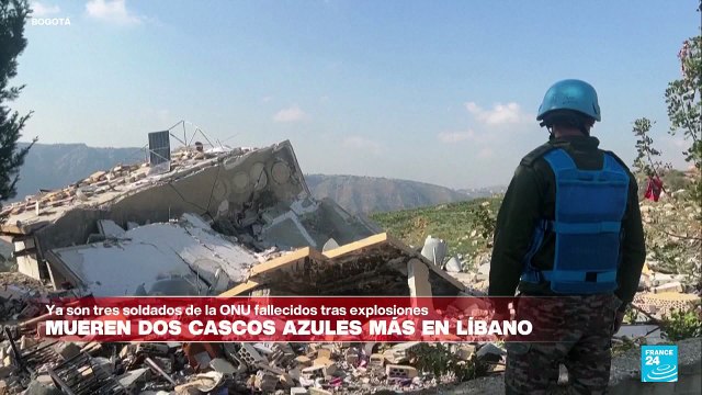 Tres cascos azules murieron por ataques y explosiones en Líbano