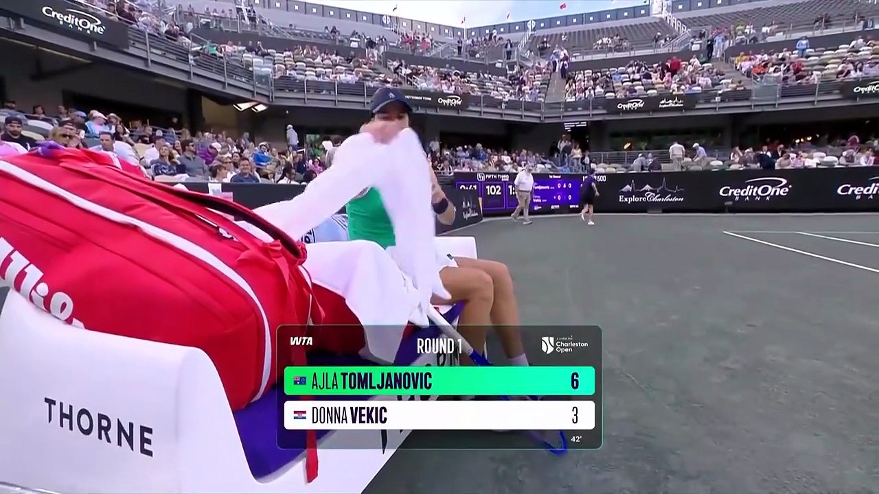 Donna Vekic VS Ajla Tomlijanovic | WTA Highlights | Round of 64 | Charleston 2026 😍