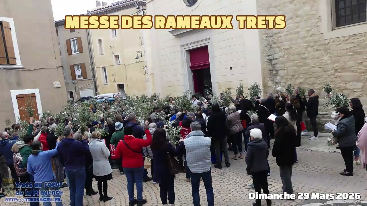 Messe des rameaux à TRETS 29MARS2026