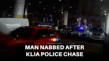 Man with record of 31 offences nabbed after KLIA police chase