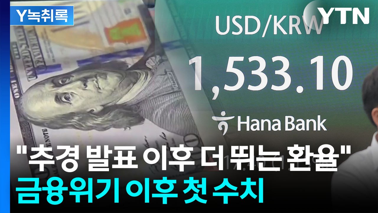 "원화 가치, 바닥 모르고 추락"...1530원 뚫은 원/달러 환율 [Y녹취록] / YTN