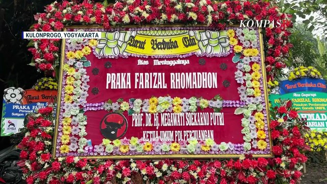 Prajurit TNI Gugur di Lebanon, Rumah Duka Dipenuhi Karangan Bunga | KOMPAS SIANG