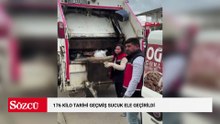 176 kilo tarihi geçmiş sucuk ele geçirildi