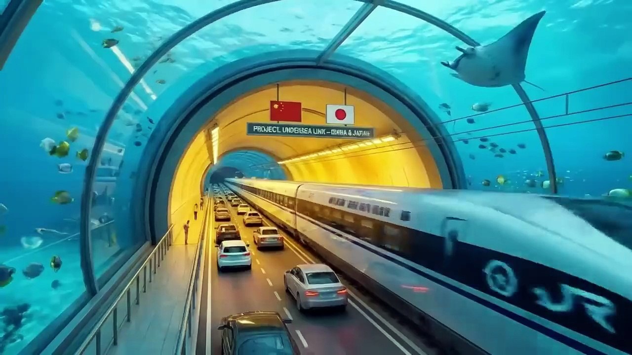 AI View Inside the World s Longest Underwater Tunnel