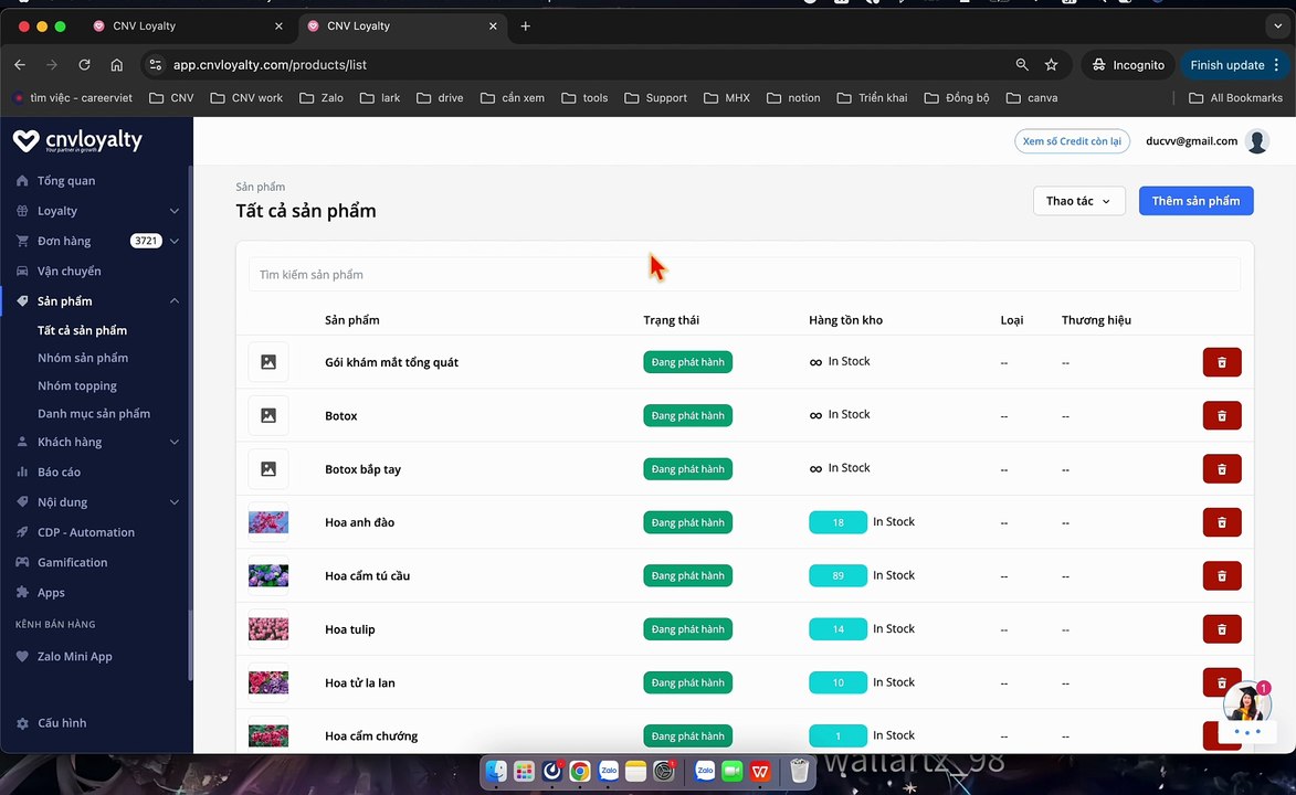 Hướng dẫn setup và sử dụng tính năng thẻ liệu trình