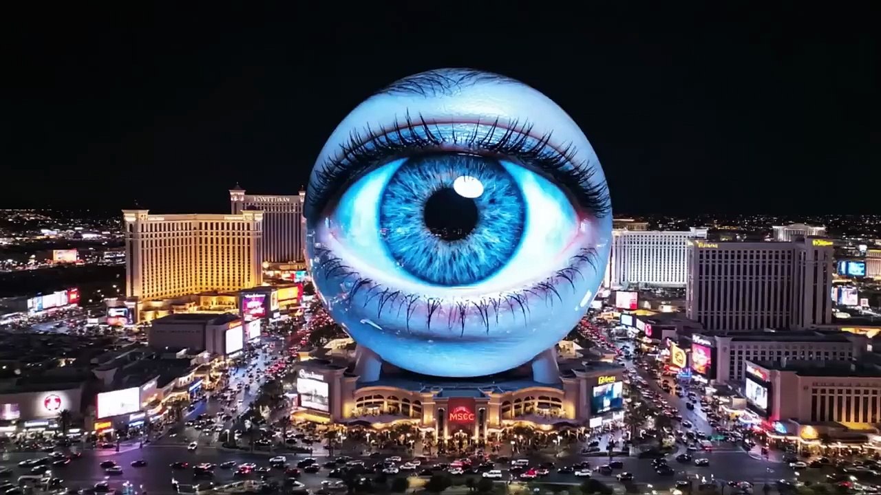 AI View Inside the 2.3B Sphere Las Vegas