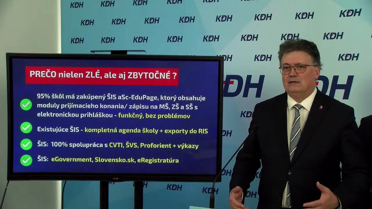 MŠVVaM odmieta tvrdenie KDH,že o deťoch v systéme ePrihlášky rozhodne algoritmus_30032026