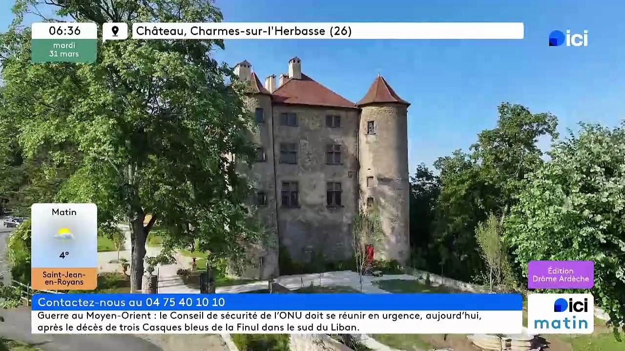 31/03/2026 - ici matin par ici Drôme Ardèche en vidéo