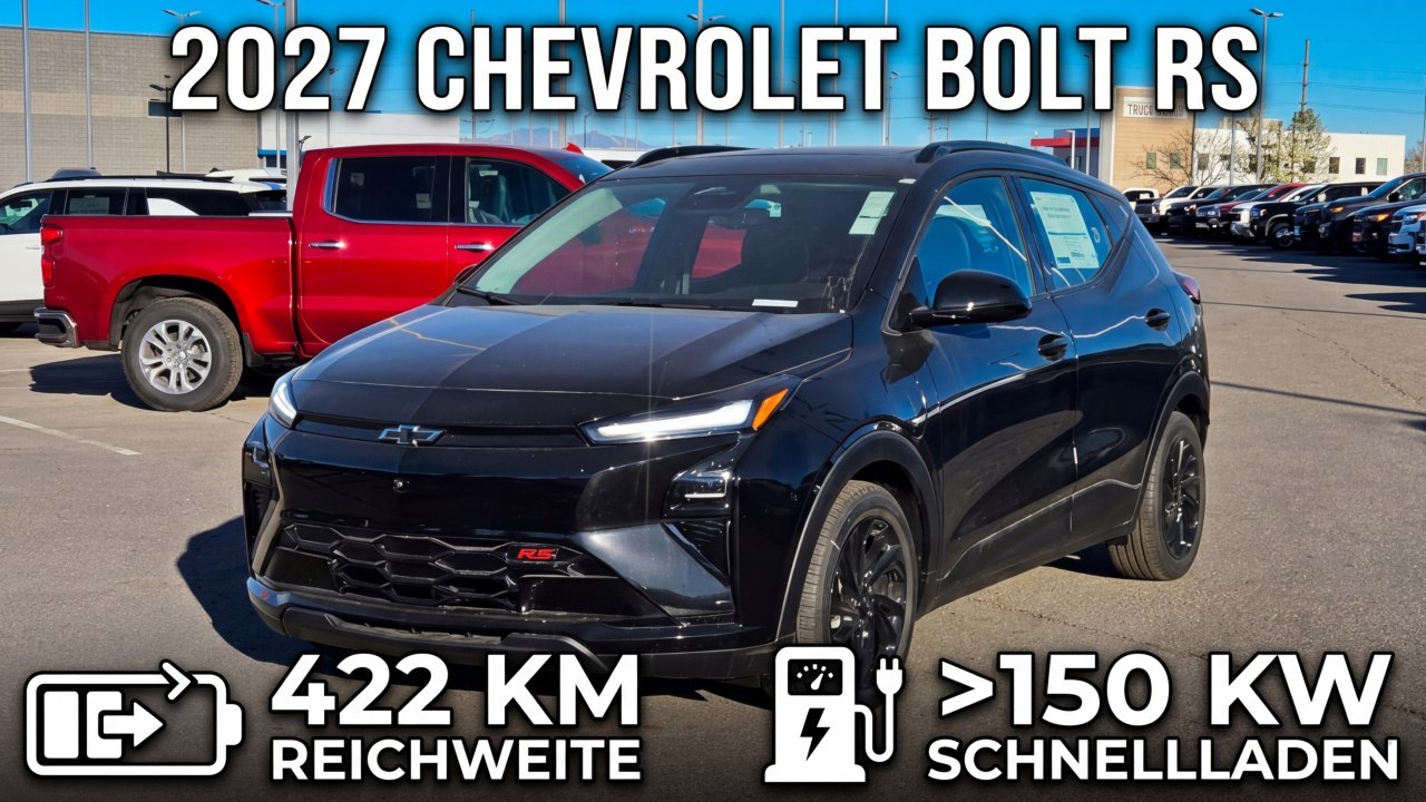 2027 Chevrolet Bolt RS RS-Trim bringt Sport & Technik zusammen
