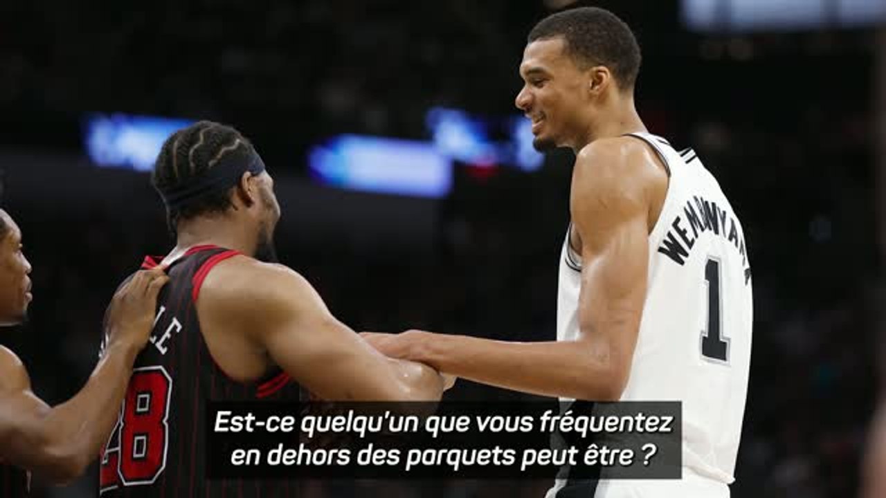 Spurs - Wembanyama heureux de retrouver Yabusele face aux Bulls
