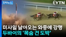 [자막뉴스] 미사일 날아오는 와중에도 강행...462억 원 상금 걸린 '두바이 경마대회' / YTN