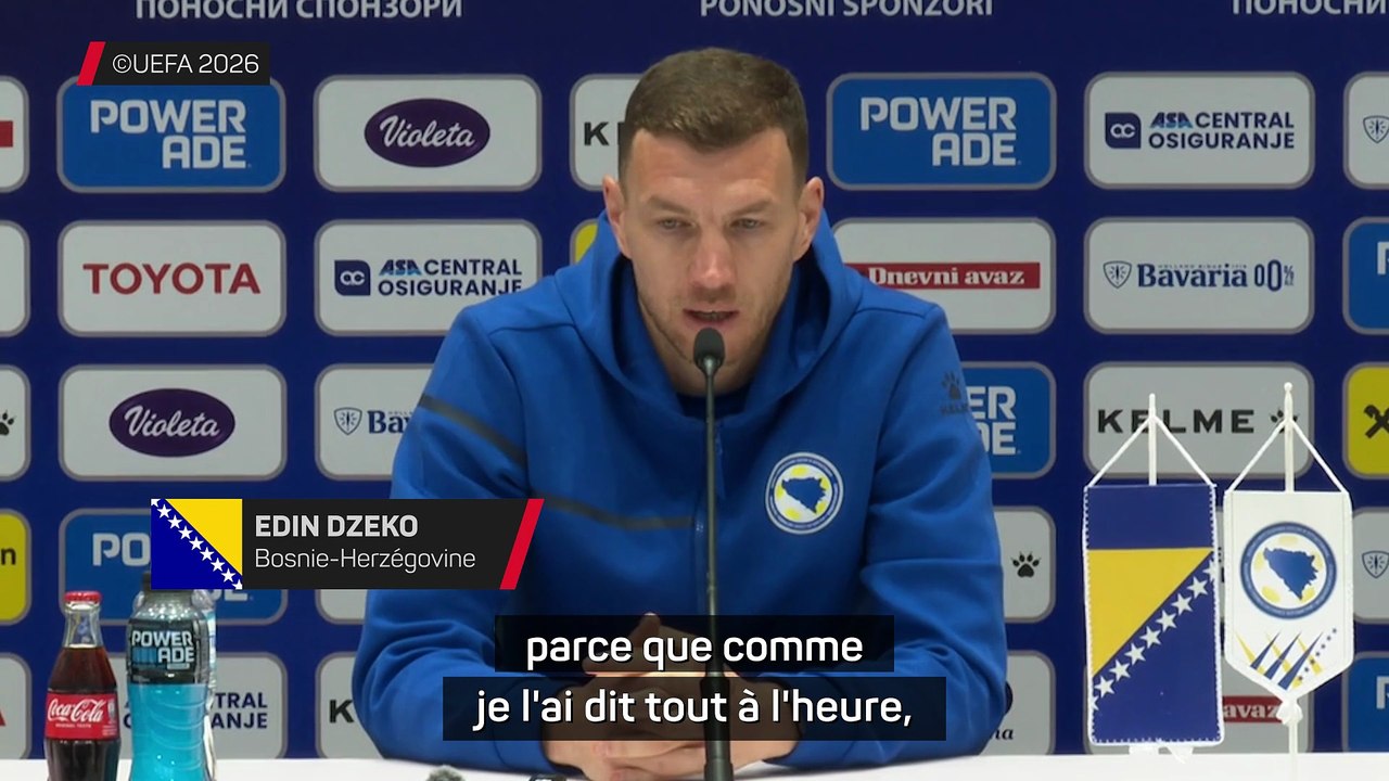 Dzeko : "Si l'Italie a peur de jouer face au pays de Galles, c'est qu'il y a un problème"