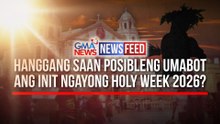 Hanggang saan posibleng umabot ang init ngayong holy week 2026? | GMA News Feed