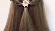 easy collage hairstyle for short &long hairs