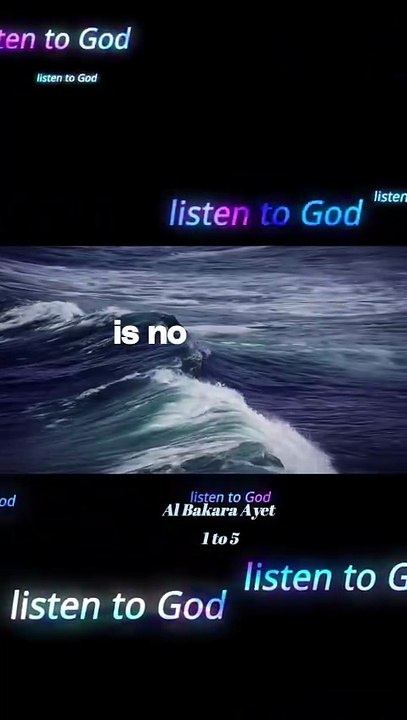 Listen to God