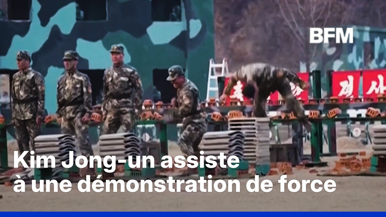 Kim Jong-un assiste à un entraînement de ses forces spéciales