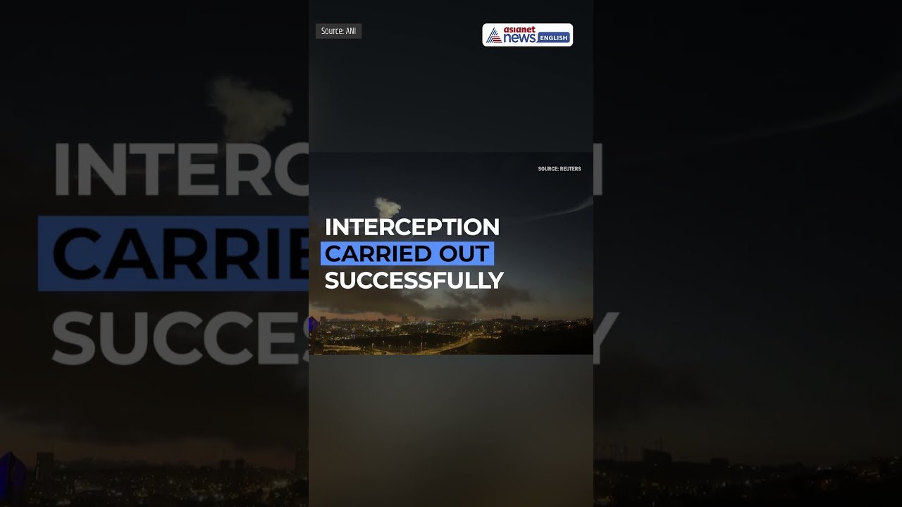 Sirens Trigger Panic In Jerusalem as Missile Intercepted | War News #Shorts