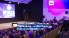 Portugal lança seis satélites para o espaço a bordo do foguetão Falcon 9 da SpaceX