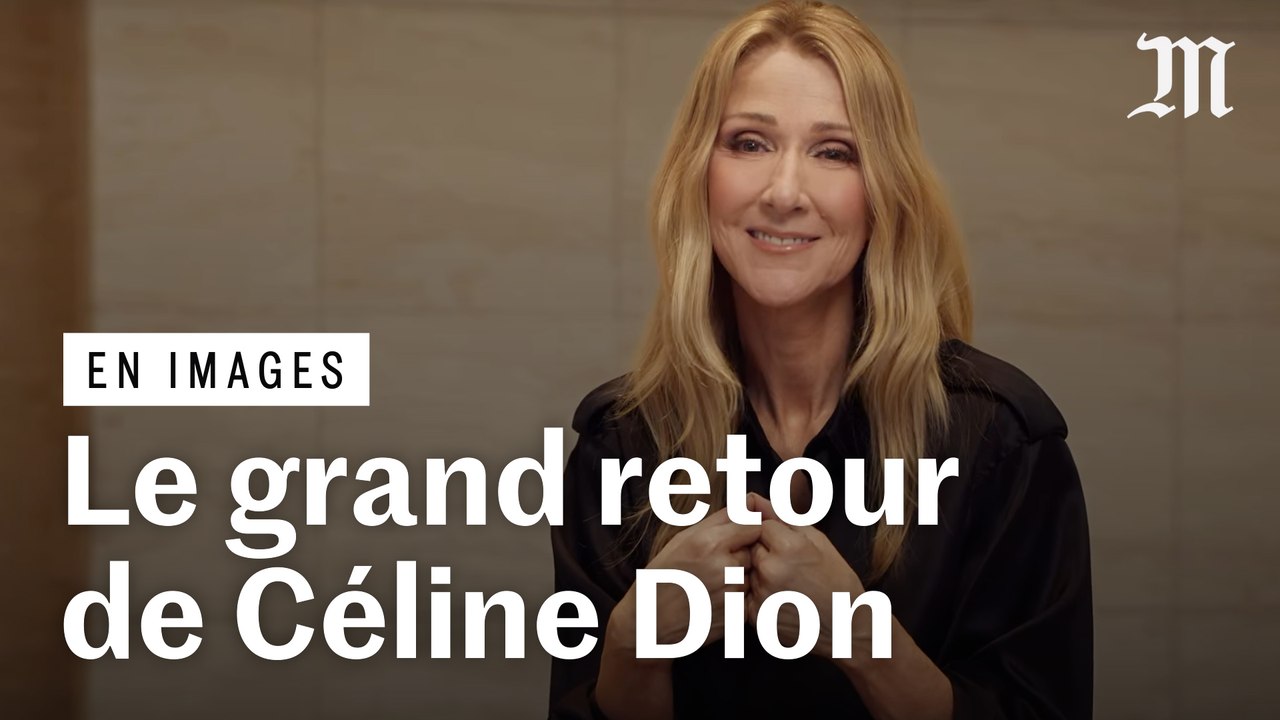 Céline Dion officialise son grand retour sur scène à Paris