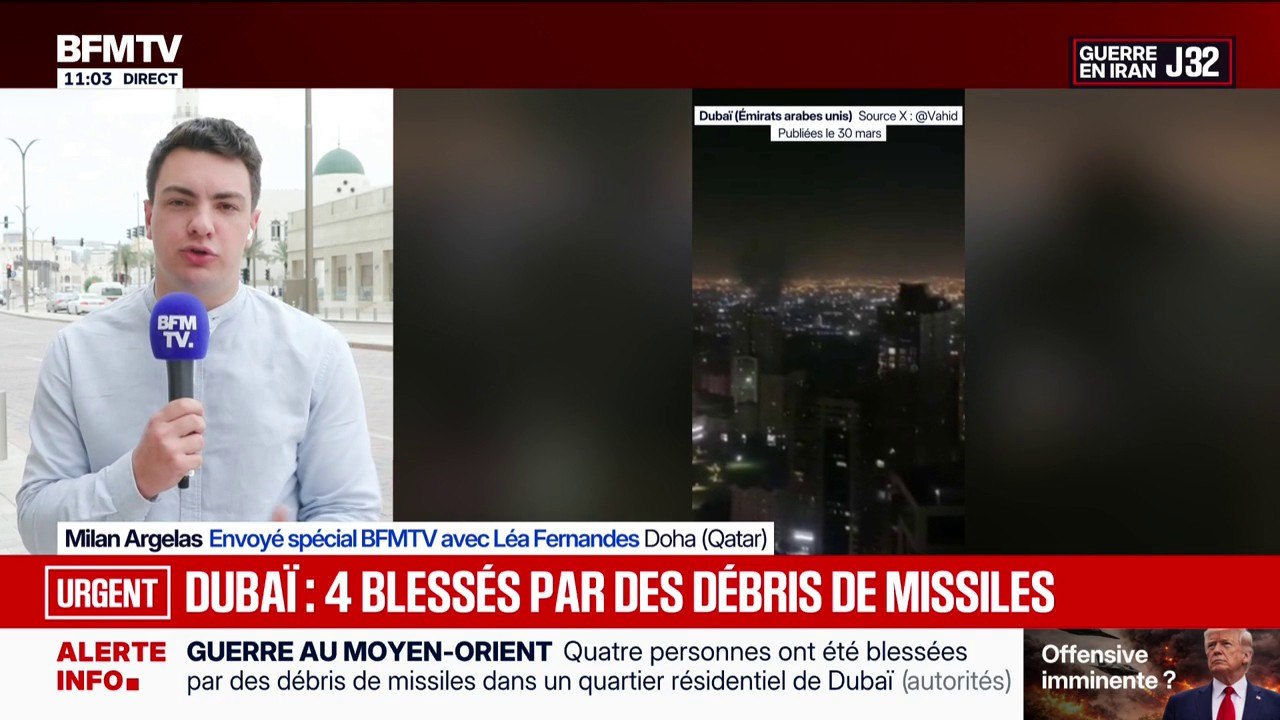 Guerre au Moyen-Orient: plusieurs explosions ont été entendues à Dubaï