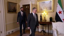 President of Syria arrives at Downing Street for talks