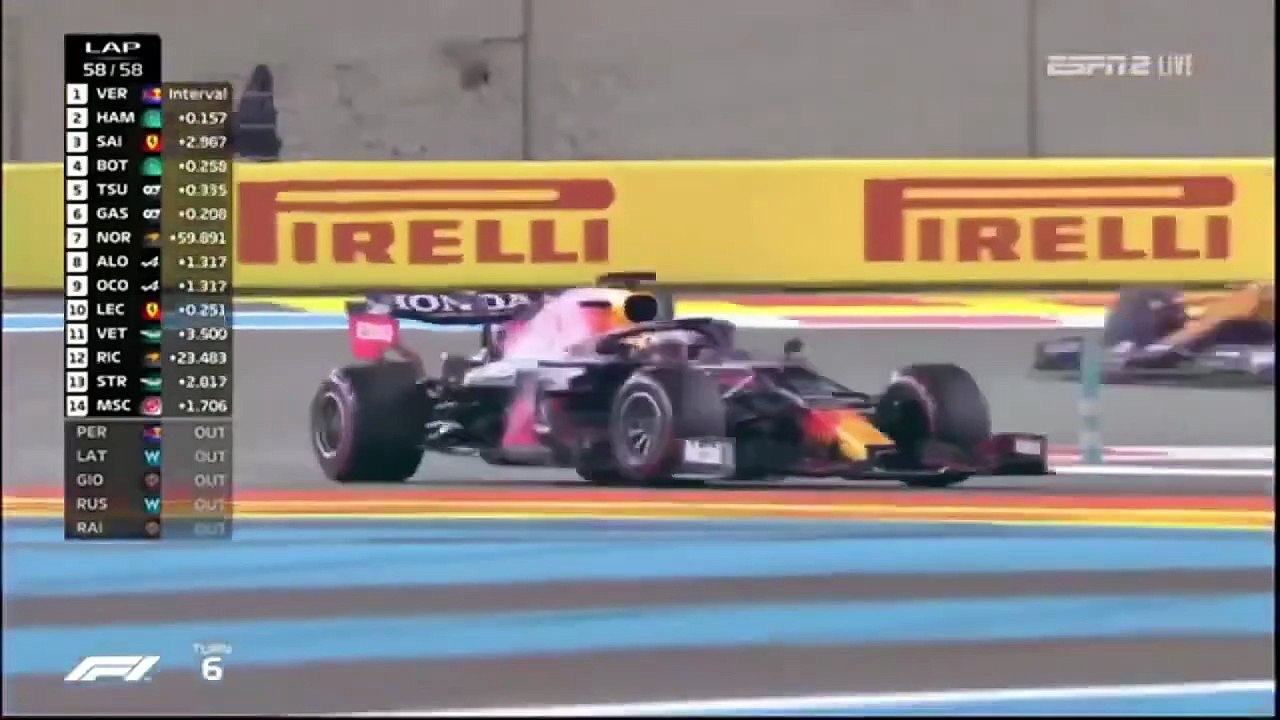 2021 Etihad Airways Abu Dhabi Grand Prix : English Commentary Reacts The Final Lap (ESPN)