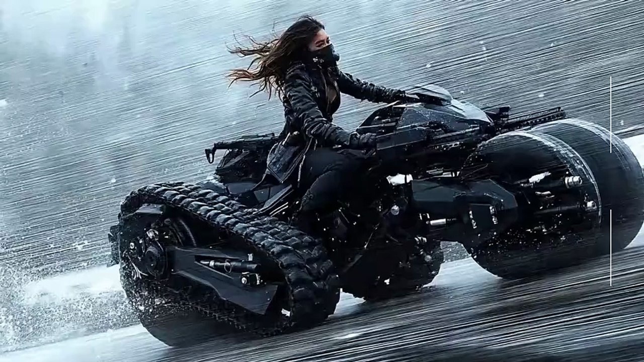 amazing movie on technology bike transformation into girl