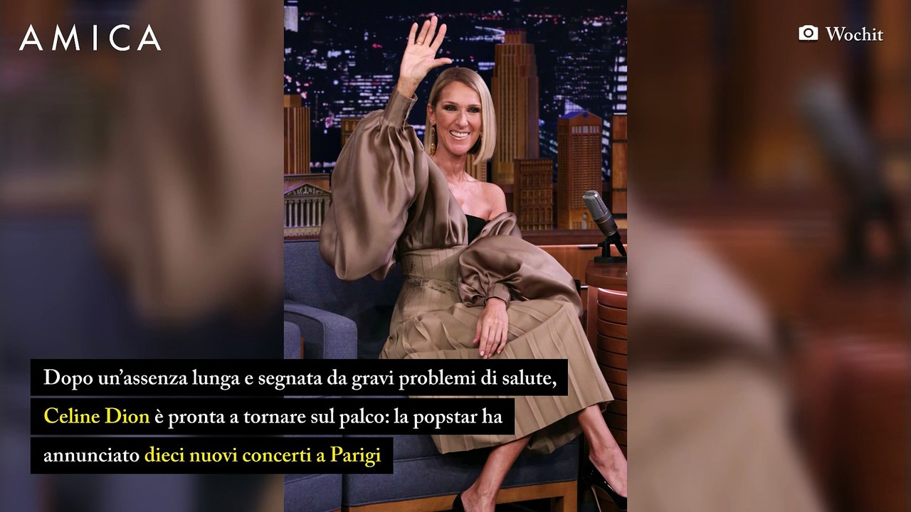 Celine Dion, per il grande ritorno si illumina anche la Tour Eiffel: «Mi sento forte»