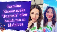 Jasmine Bhasin flaunts her Maldives' sun-kissed look, asks fans for tan removal tips