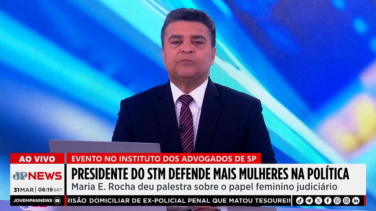 Presidente do STM defende mais mulheres na política e no poder
