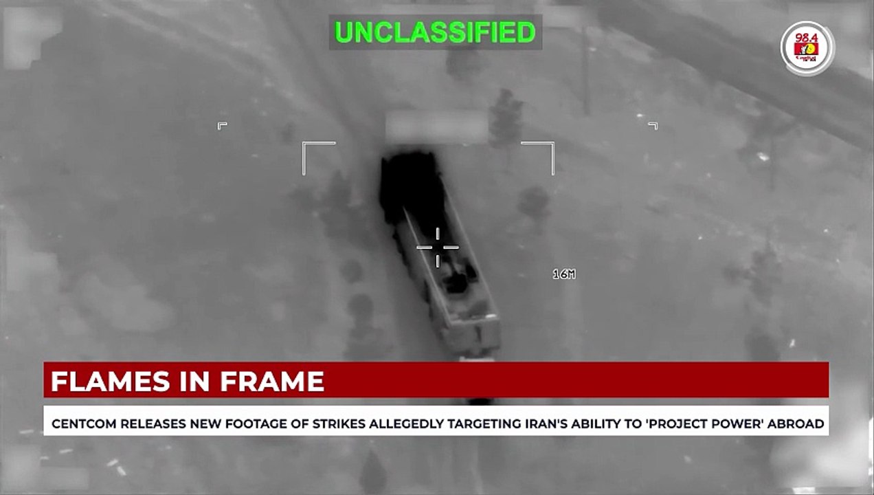 CENTCOM releases new footage of strikes allegedly targeting Iran's ability to 'project power' abroad
