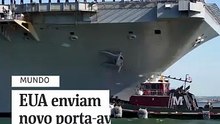 EUA enviam novo porta-aviões para a guerra no Irã