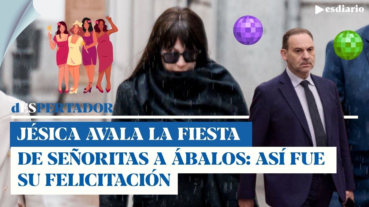 Jésica avala la fiesta de señoritas para agasajar a Ábalos: así fue su felicitación | ESdiario