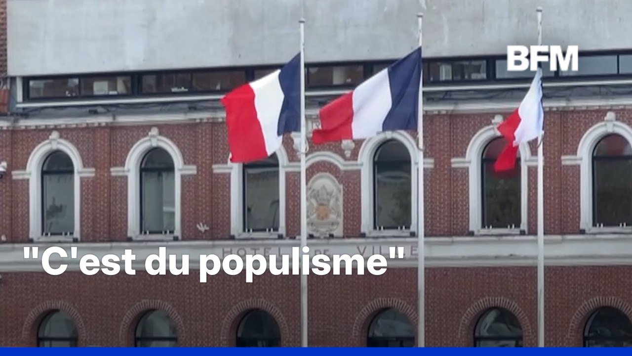 Des maires RN retirent le drapeau de l'Union européenne du fronton de leur mairie