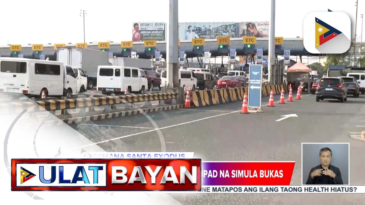 Counterflow ng mga sasakyan sa NLEX, ipatutupad na simula bukas | ulat ni Ryan Lesigues