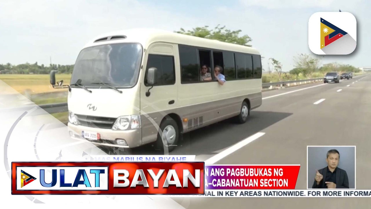 Pagbubukas ng CCLEX Contract Package 4 Aliaga-Cabanatuan Section, pinangunahan ni PBBM