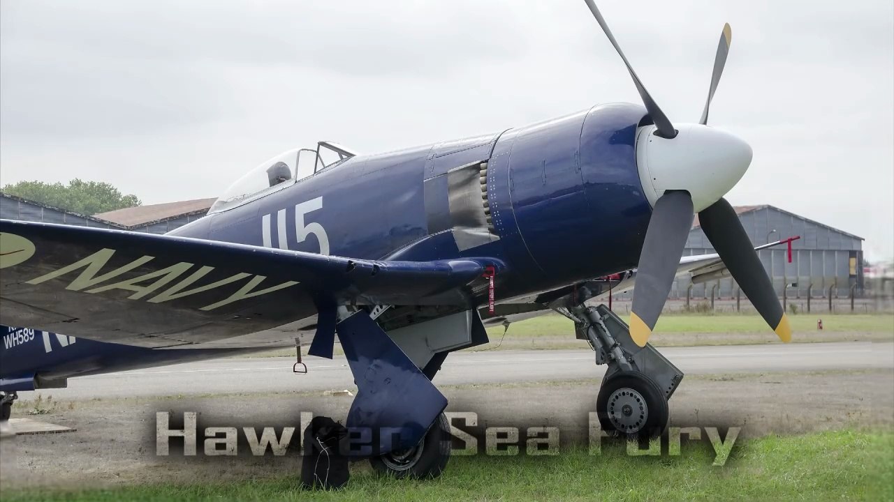 HAWKER SEA FURY 🤩Rennes Airshow II