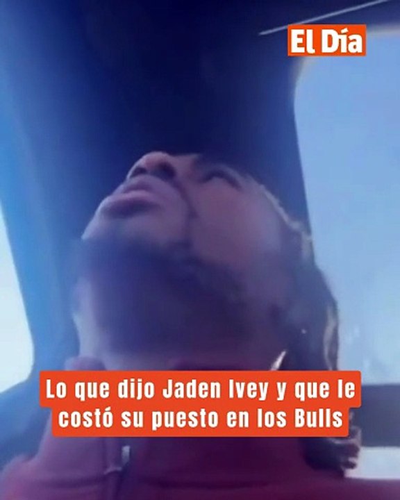 Lo que dijo Jaden Ivey y que le costó su puesto en los Bulls