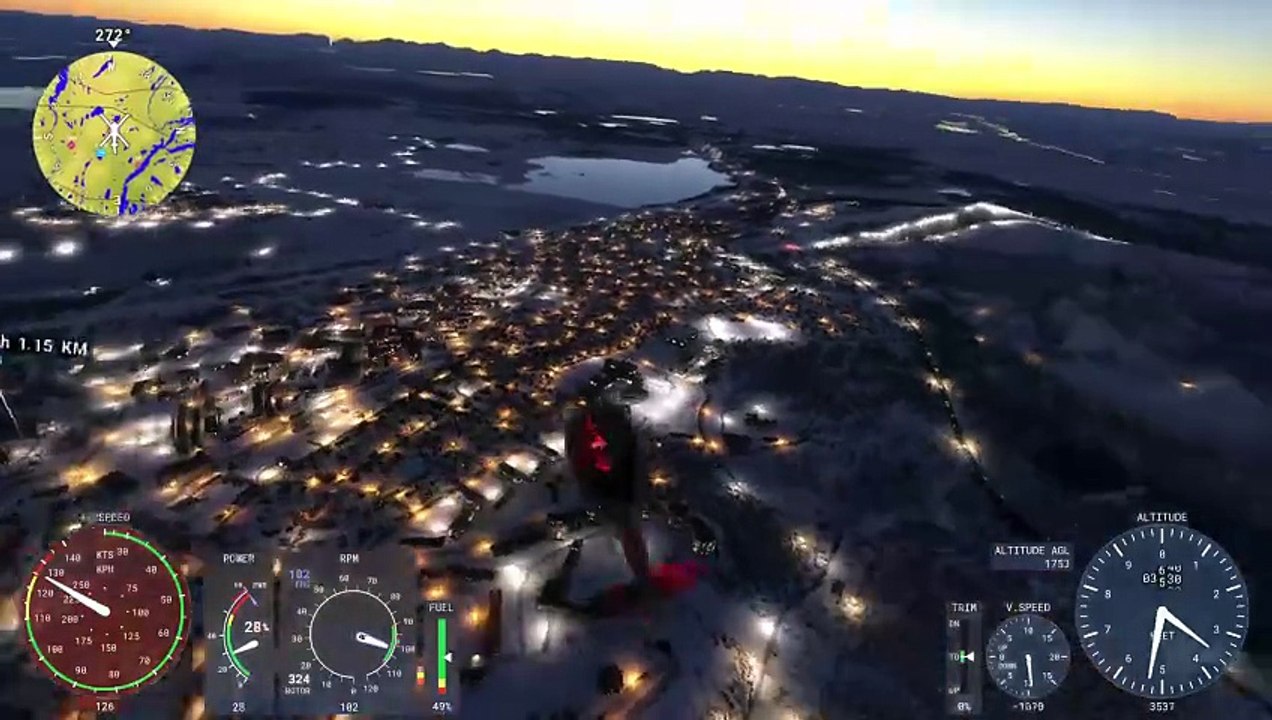Microsoft flight Simulator 2024. Kiruna
