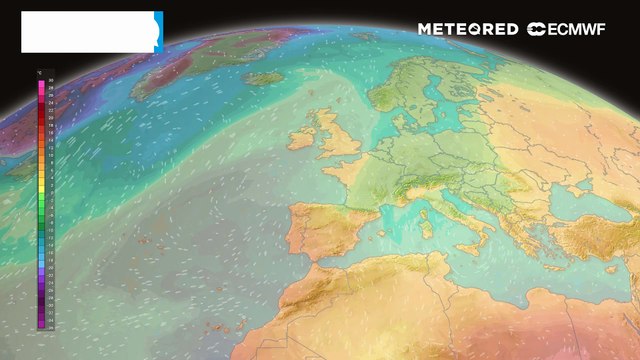 ECMWF: per Pasquetta un corridoio di correnti settentrionali lungo il bordo orientale dell'alta pressione, manterrà venti vivaci e temperature più contenute rispetto al versante occidentale, con il rischio di isolati piovaschi nelle zone interne.