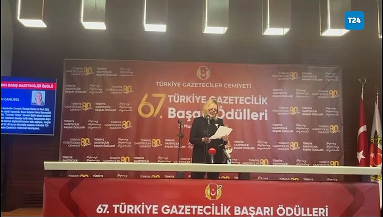 T24 yazarı Cansu Çamlıbel: Niyazi Dalyancı Barış Gazeteciliği Ödülü