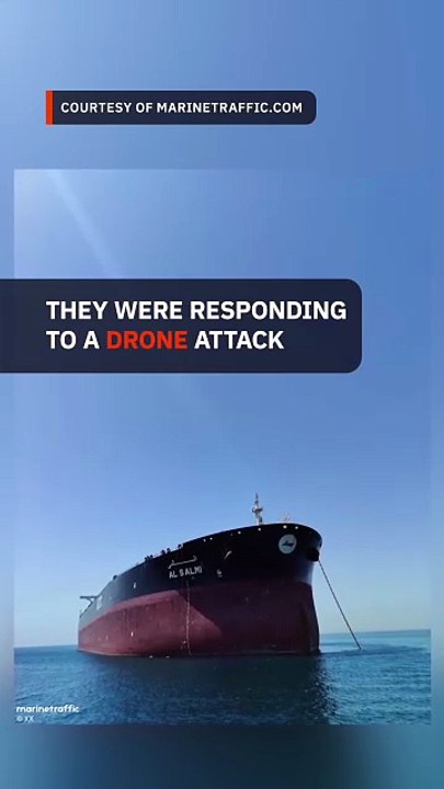 Kuwaiti loaded oil tanker ablaze in Dubai port after Iranian attack