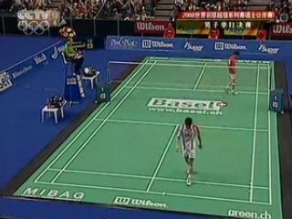 Badminton 2008 Suiss Open MS Final game 1