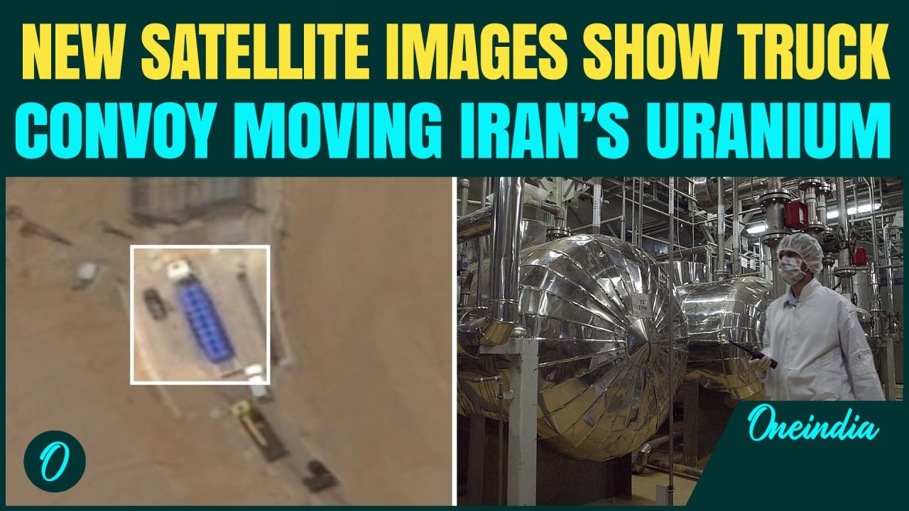 Iran HIDES Uranium From U.S | New Satellite Images Expose Trucks Moving 500 KG of Enriched Mineral