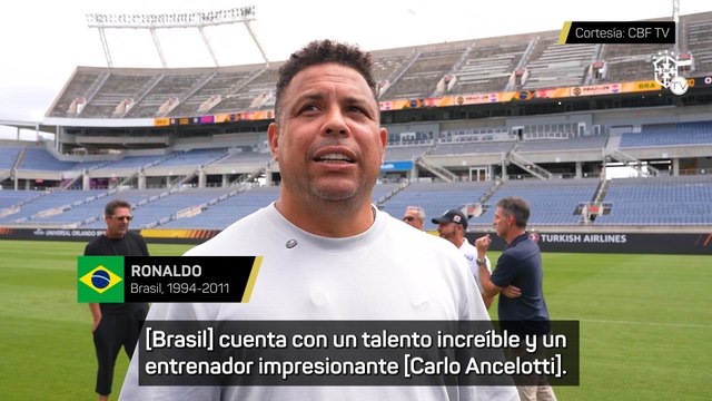 Ronaldo: Brasil siempre es favorita para ganar el Mundial