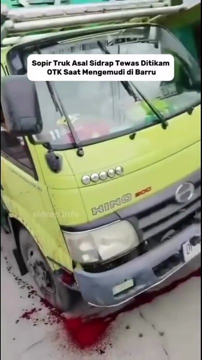 Sopir truk tewas usai ditikam oleh otk di Kab.Barru