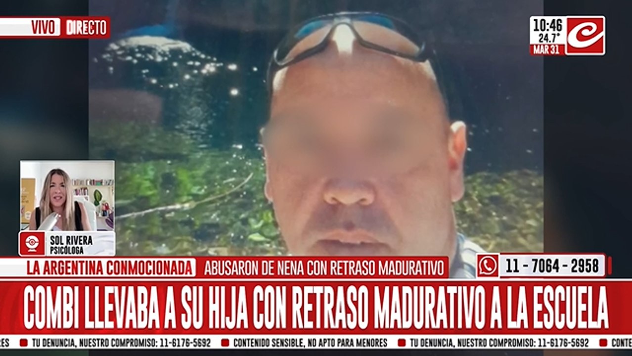 Tiene retraso madurativo y fue abusada sexualmente por chofer de una ...