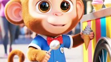 Monkey Ice Cream Seller Movie 😂 | Funny AI Animal Story 🥸🤣| Smart Animals Studio