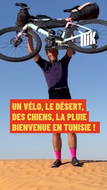 Arthur fait le tour de la Tunisie à vélo !